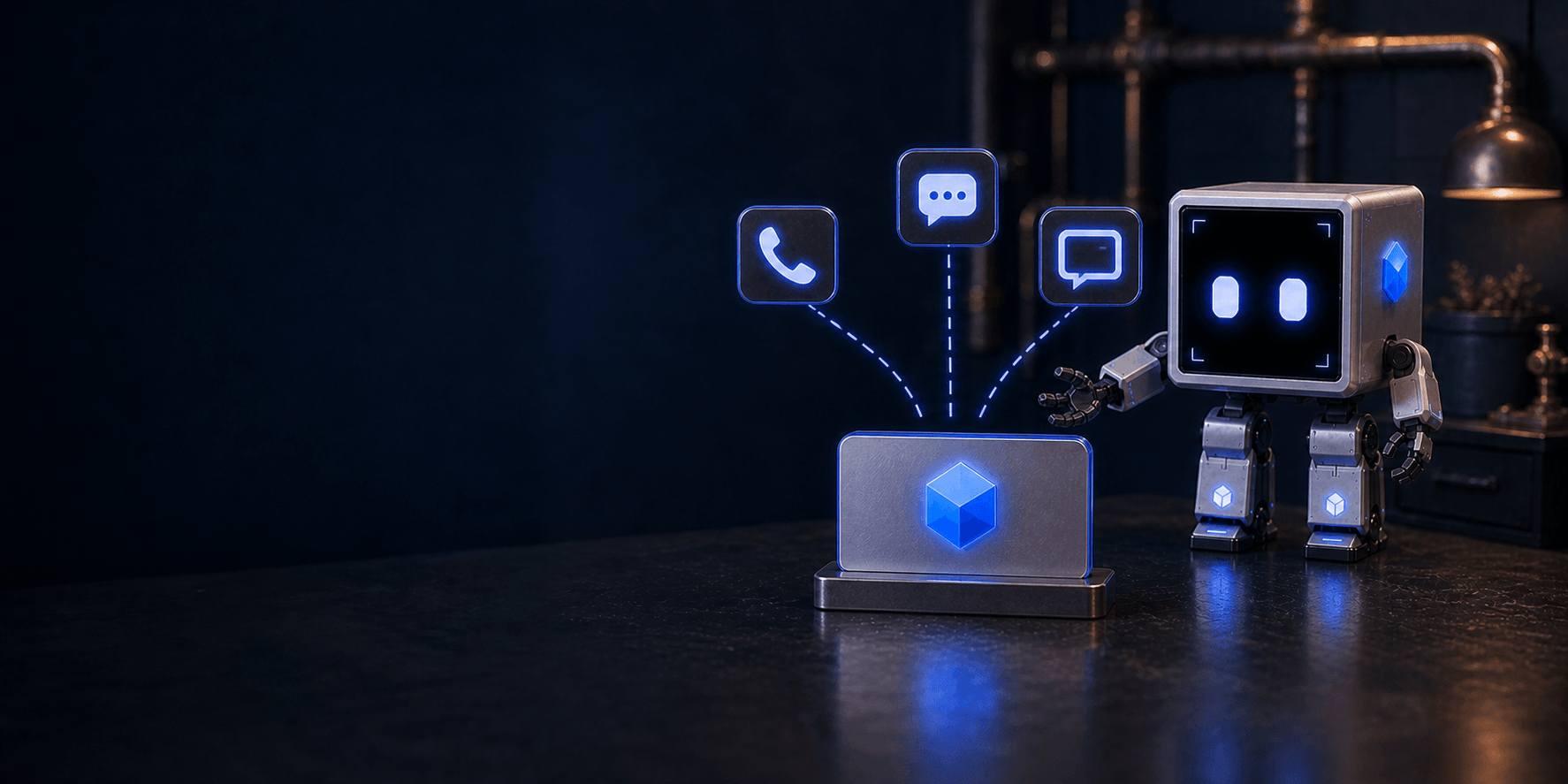 Praxi presenting a single flat price card covering calls, WhatsApp and web chat